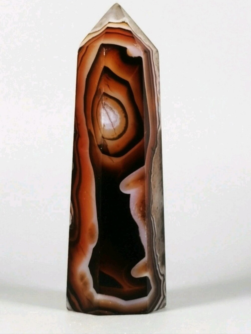 AAA GRADE Rare Madagascar Banded Agate Tower Sardonyx Crystal OFFERS WELCOME!